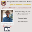 Logro de Bryan Cruz López