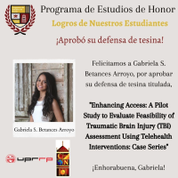 Logro de Gabriela Betances Arroyo