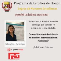 Logro de Sabrina Perez